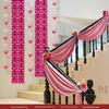 Double Happiness Wedding Stair Decor: Groom & Bride Side Pendant
