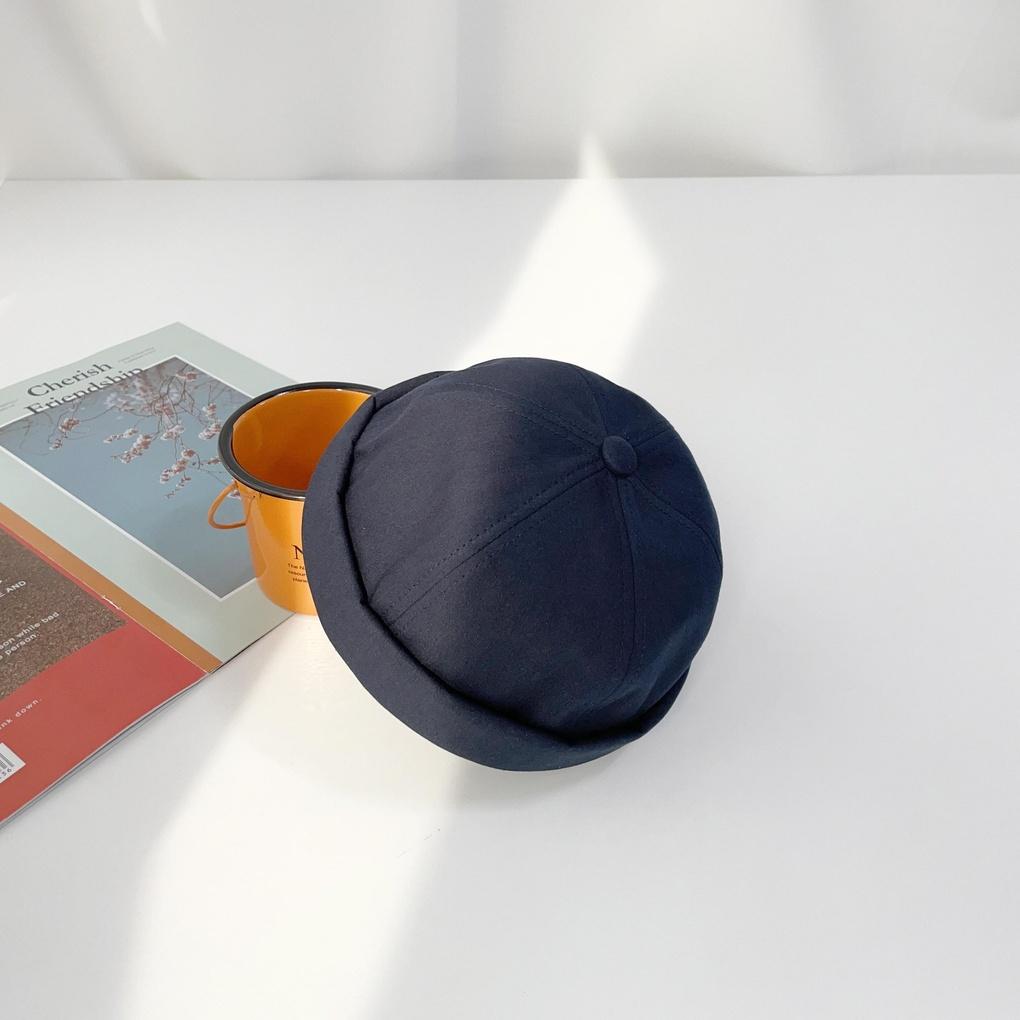 Men's and Women's Spring and Summer Beanie Hat, Plain Herringbone Watch Cap