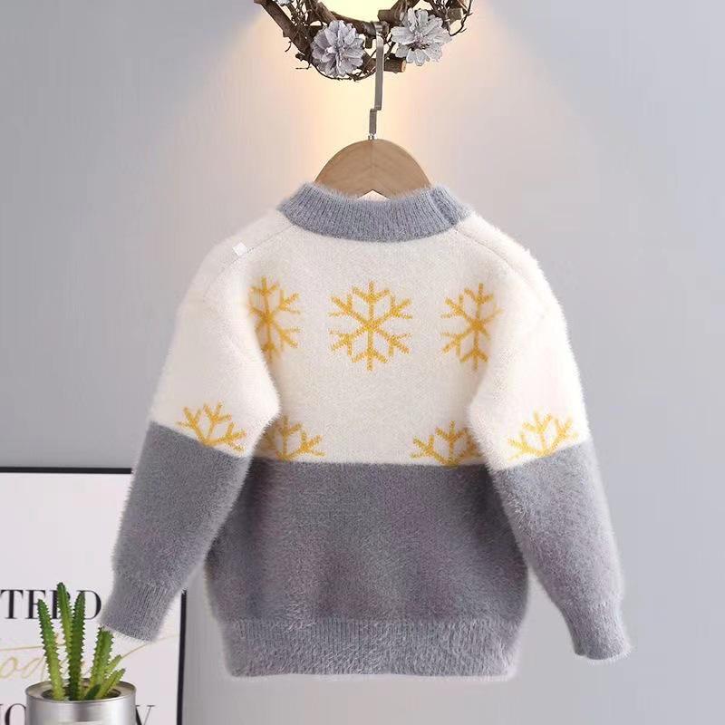 Boys' Cartoon Wool Sweater - 2023 Stylish Autumn/Winter Knitwear