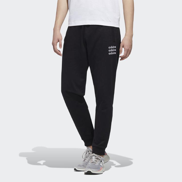Adidas Neo Logo Joggers Men Bottoms Black GJ8938