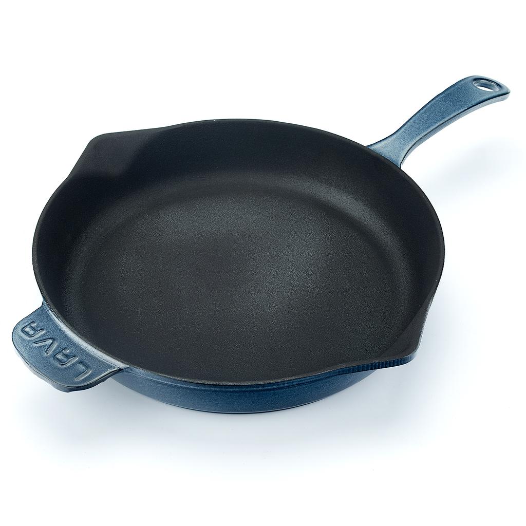 Lava Cast Iron Round Premium. Long-Stem, Dia. Ø 28cm.