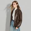 Women's American Retro Faux Leather Jacket