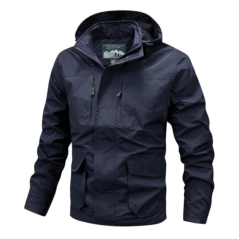 Men's Spring and Autumn Outdoor Jacket Men's Spring Loose Men's Jacket