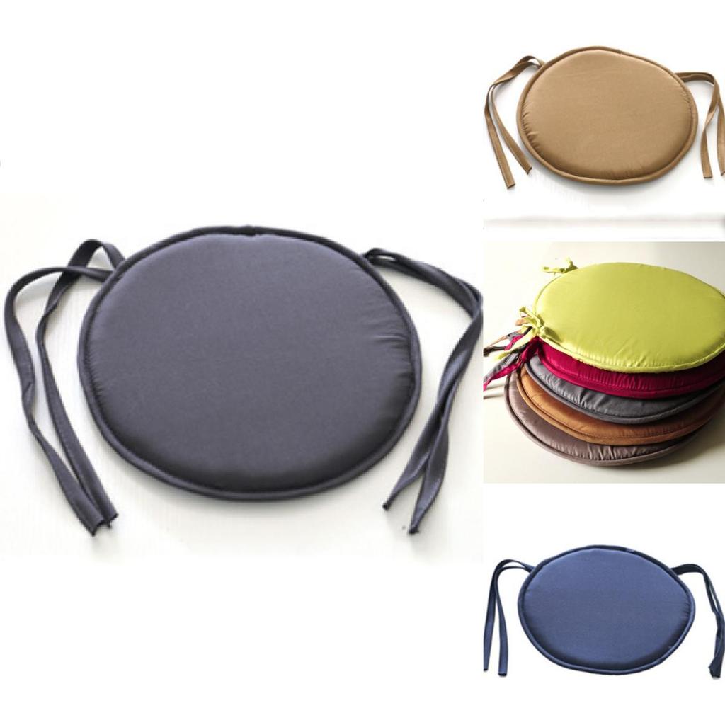 Modern Minimalist Round Sponge Seat Pad With Removable Cover For Living Room