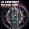 Dual Light Source Flashlight 7200mAh Rechargeable Battery Zoomable Focus Chip 8 Modes Digital Display Outdoor Camping Hikin
