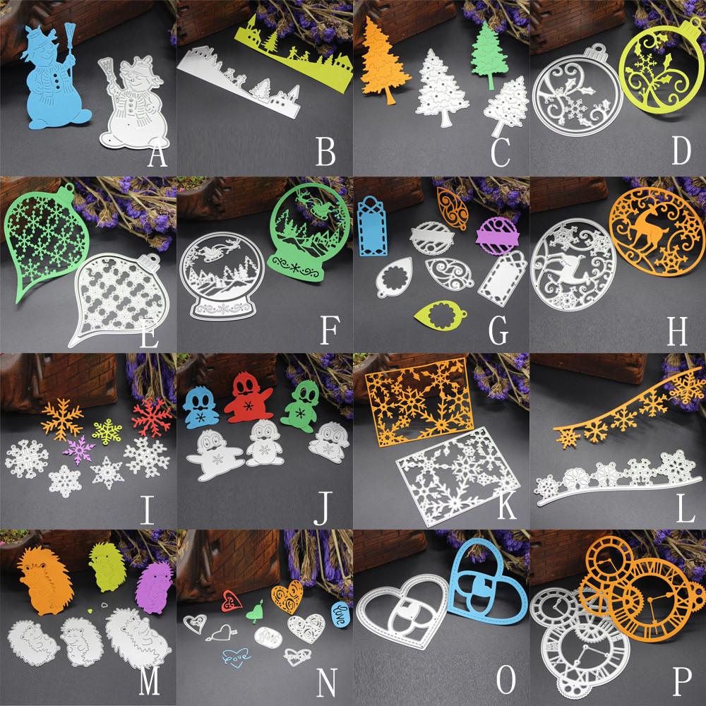 

С Рождеством металлический трафарет трафареты для скрапбукинга тиснение DIY ремесла