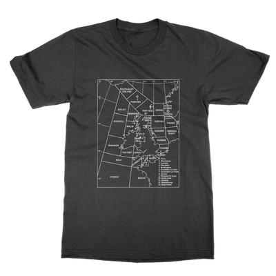 Nerd Dad Father Retro 80s Gift Nerd Shipping Forecast T-Shirt