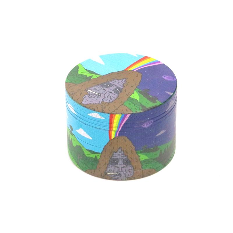 50Mm Metal Gorilla Herb Grinder 4-Layers Manual Spice Pepper Mill Mortar Raw Grass Grinder Cigarette Smoking Accessories