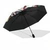 1pc Outdoor Umbrella with My Hero Academia Design - Automatic Opening/Closing, Portable 3-Fold Design, 8-Bone Iron Frame - Perfect Gift for Fans,