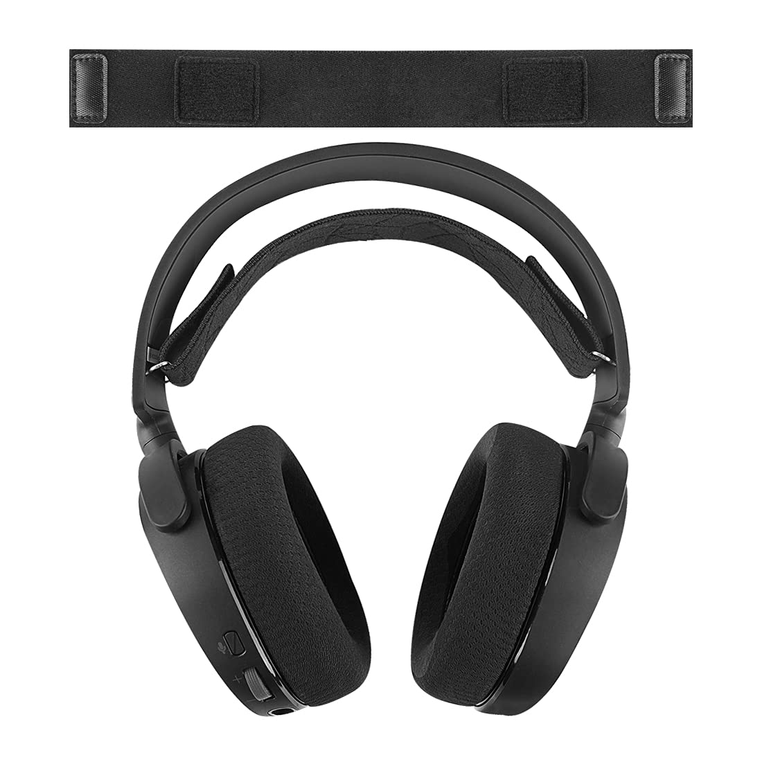 

Geekria Replacement Headband with Lambskin Pads for SteelSeries Arctis 5 & Arctis 3 (Black)