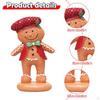 Christmas Gingerbread Decoration Ornament Cute Decorative Sculpture Resin Figurine for Mantel,
