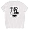 Because I Was Inverted Fighter Pilot 80s Movie Top Costume Quote Gun College Party Vintage Retro Unisexs Tshirt