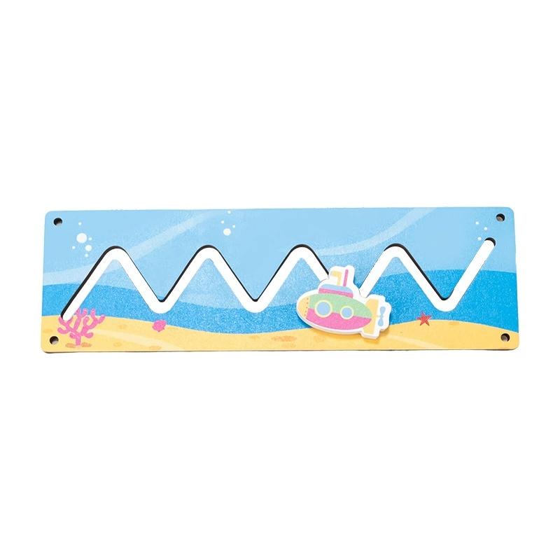 Asilo Montessori Busy Board Accessori Bruco Ingranaggio Lampada LED Campanello Rullo Contatore Perline Giocattolo da Parete Giocattolo Educativo