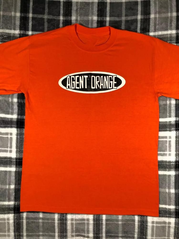 Rare Agent Orange Band Collection ALL SIZE S-5XL Red T-SHIRT MD703 Unisex T-Shirt L