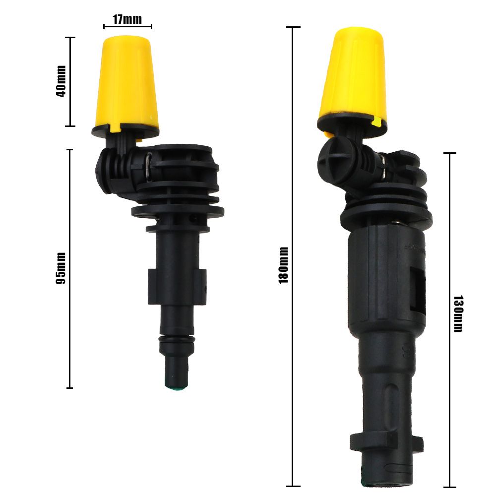 Trigger Guns Turbo Car Wash Tool Cleaner Spray Nozzle Car Washer Nozzle Gimbaled Spin Nozzle