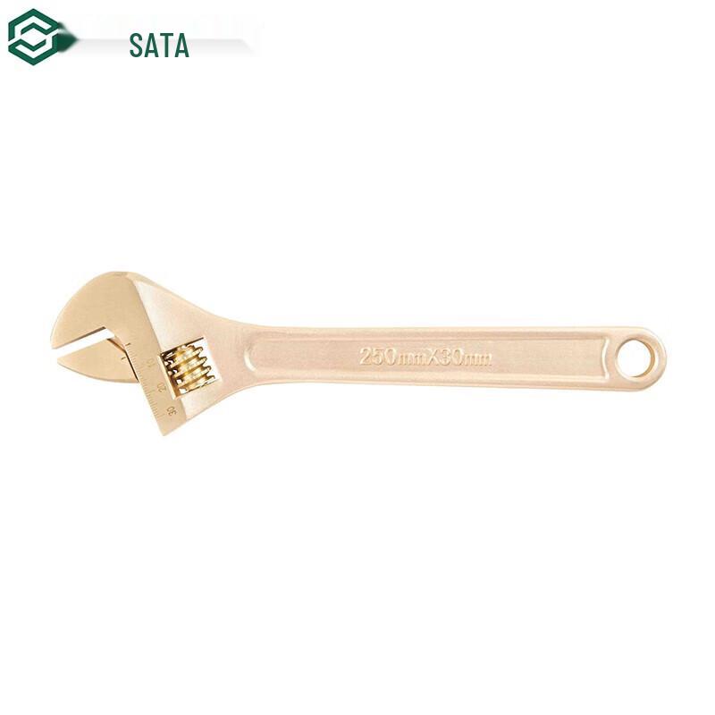 SATA 31103 Beryllium Bronze Explosion-Proof Adjustable Wrench