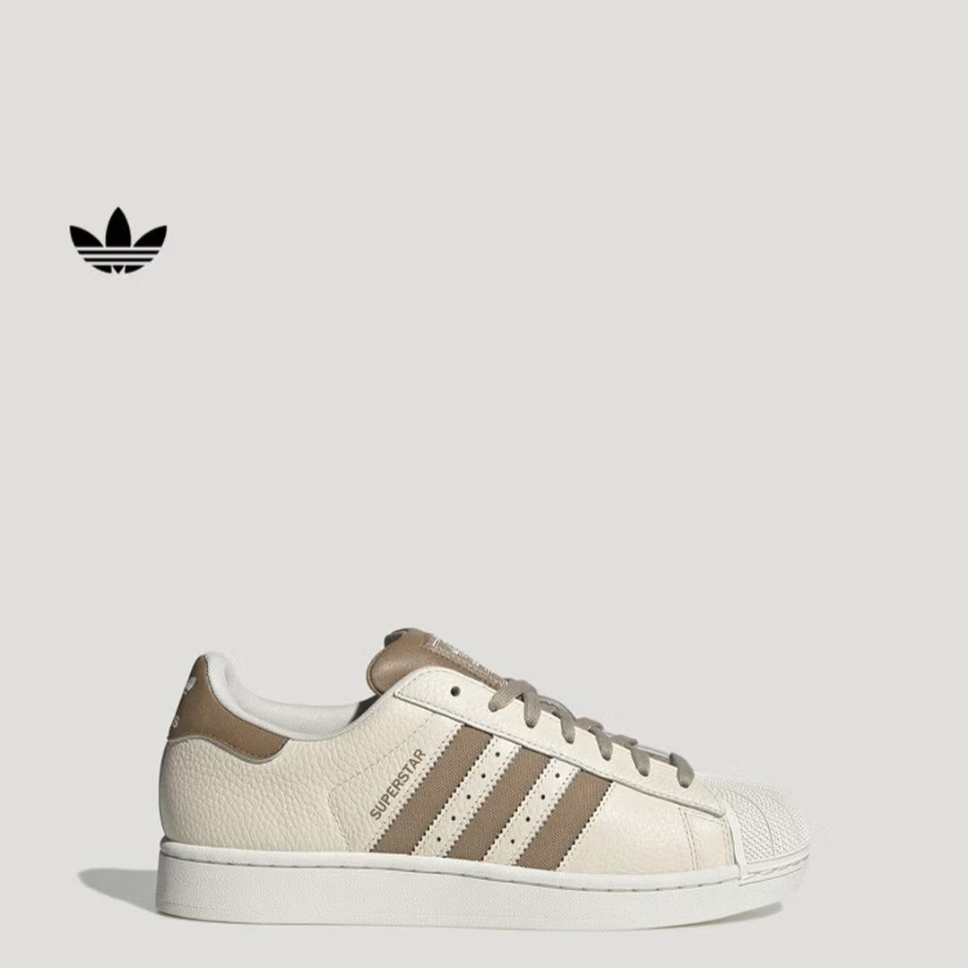 Adidas Shoes - SUPERSTAR II Classic Shell-toe Sneakers Adidas Three-Leaf Clover JR6988 35.5
