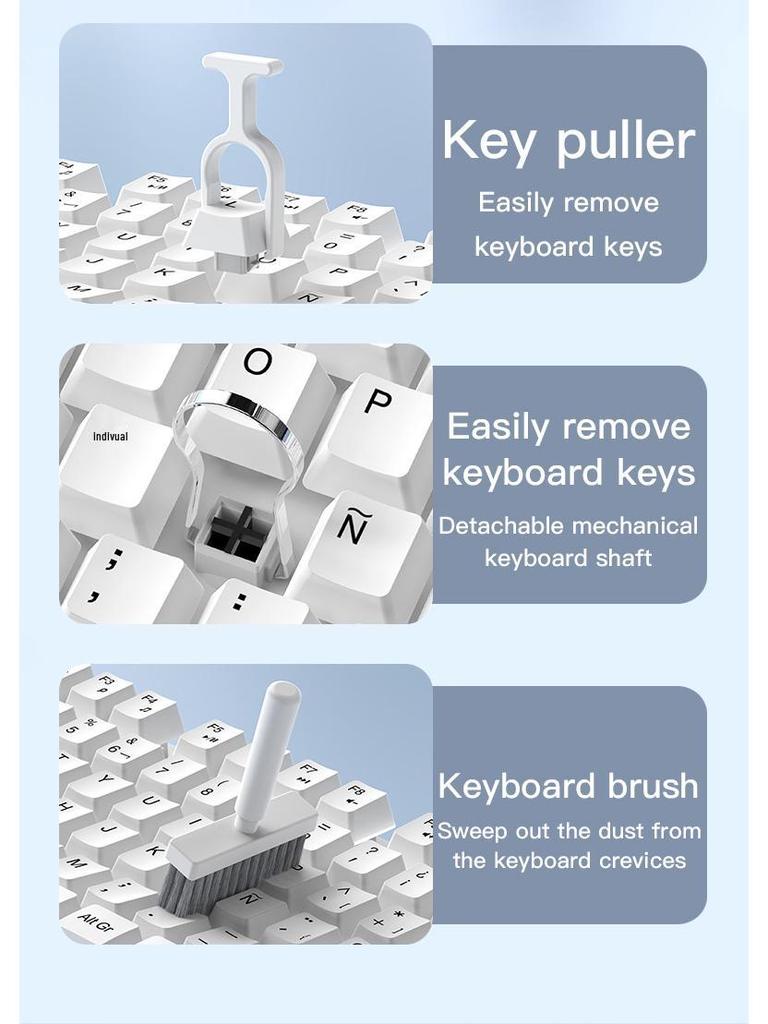 QS22 Multifunktionales Büroreinigungsset: Handgelenk- und Tastaturauflage mit Leder-Schwamm-Finish