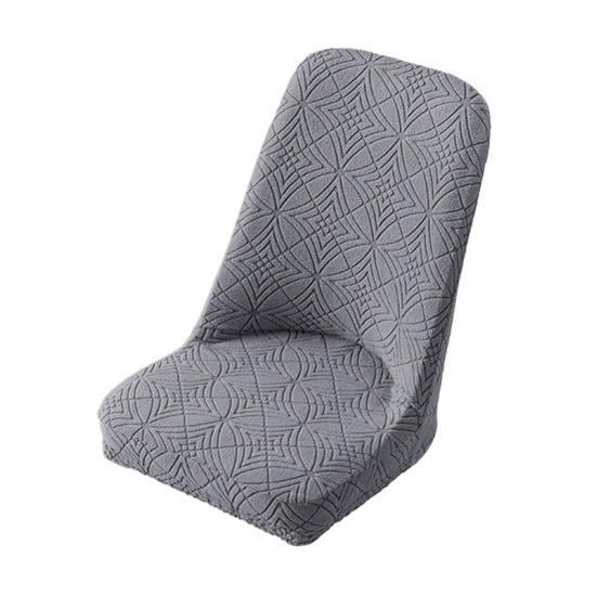 Чехол на стул Высокая эластичность Всеобъемлющий дизайн Защитная посадка Скрытая эластичная лента Меньшее скольжение Супермягкий чехол на обеденный стул темно-серого