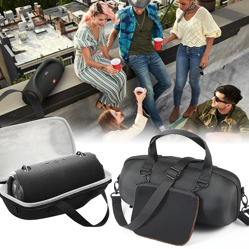 Hard Carrying Case Anti-scratch Hard Travelling Case with Zipper Pocket Bag&Shoulder Strap for JBL Xtreme 4 Wireless BT Speaker