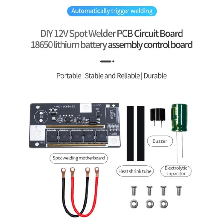 Punktschweißer PCB Leiterplatte 12V 90-150A Batterie Energiespeicher Punktschweißer