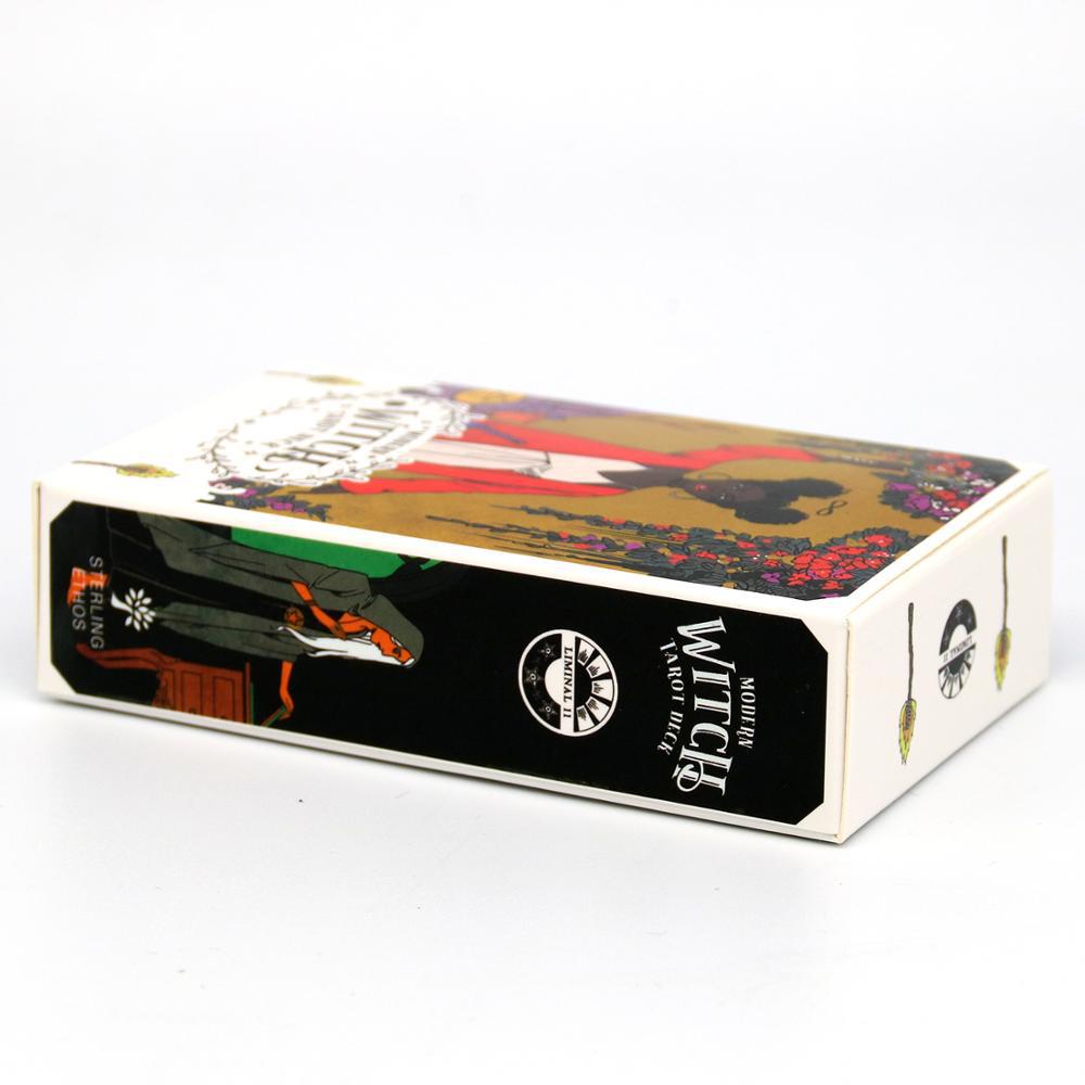 Modern Witch Tarot Deck English Version Tarot Card Deck Board Game PDF Guidebook Divination Fate for Women Girls Personal Use