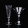 10Pcs Transparent Plastic Wine Glass Recyclable Reusable Shatterproof Wine Goblet For Champagne Dessert Beer Pudding Party
