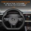 Für Volkswagen Runde D-förmige Lenkradabdeckung VW Polo Golf 4 5 6 7 Up Gol Passat B8 B7 CC Touran Tiguan T-Roc Touareg ID3