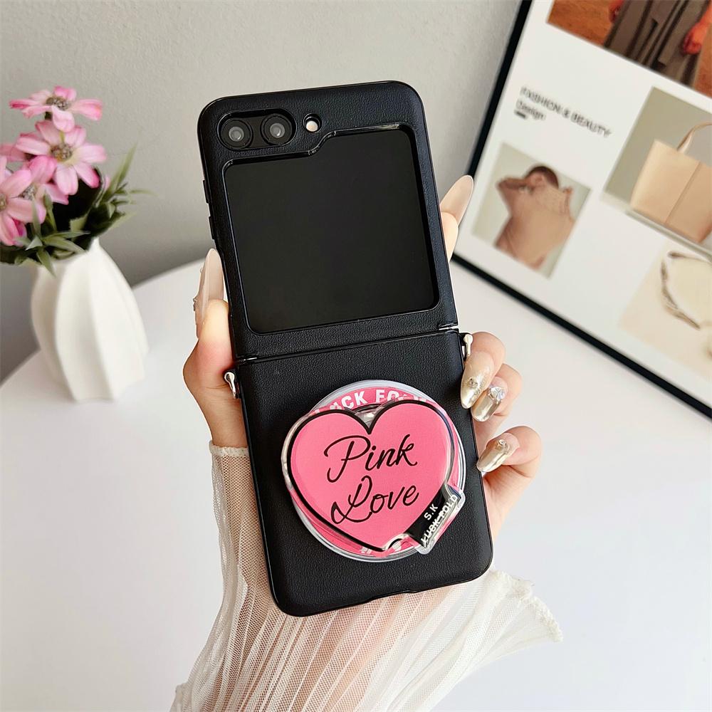 

Detachable Love Stand for Magsafe Magnetic Phone Case for Samsung Galaxy Flip7 Flip6 Z Flip 3 4 5 6 7 FE Protective Cover Galaxy Z Flip4 чёрный