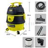1600W 20L Multifunctional High-Power Vacuum Cleaner Blow Wet-Dry Three Use Suction Cleaner for Home Car Commercial Industry Wash