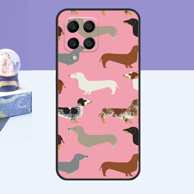 Dachshund Teckel Dackel Dog Case For Samsung Galaxy M13 M33 M23 M53 M30s M31s M12 M32 M52 M20 M21 M51 M14 M34 M54 Cover