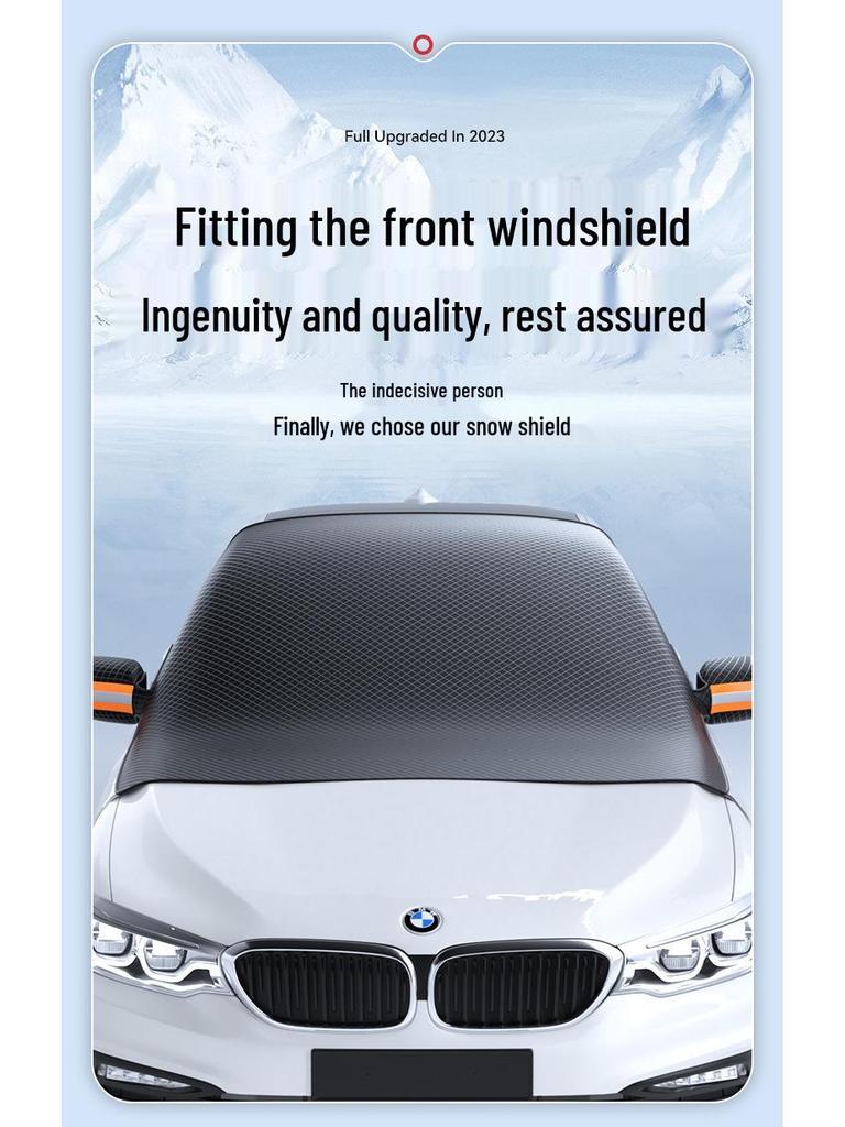 Magnetische Auto-Windschutzscheiben-Schneeabdeckung Frostschutz Sonnenschutz