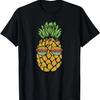 Cool Pineapple Upside Down Gift Hawaiian Big Pineapple T-Shirt