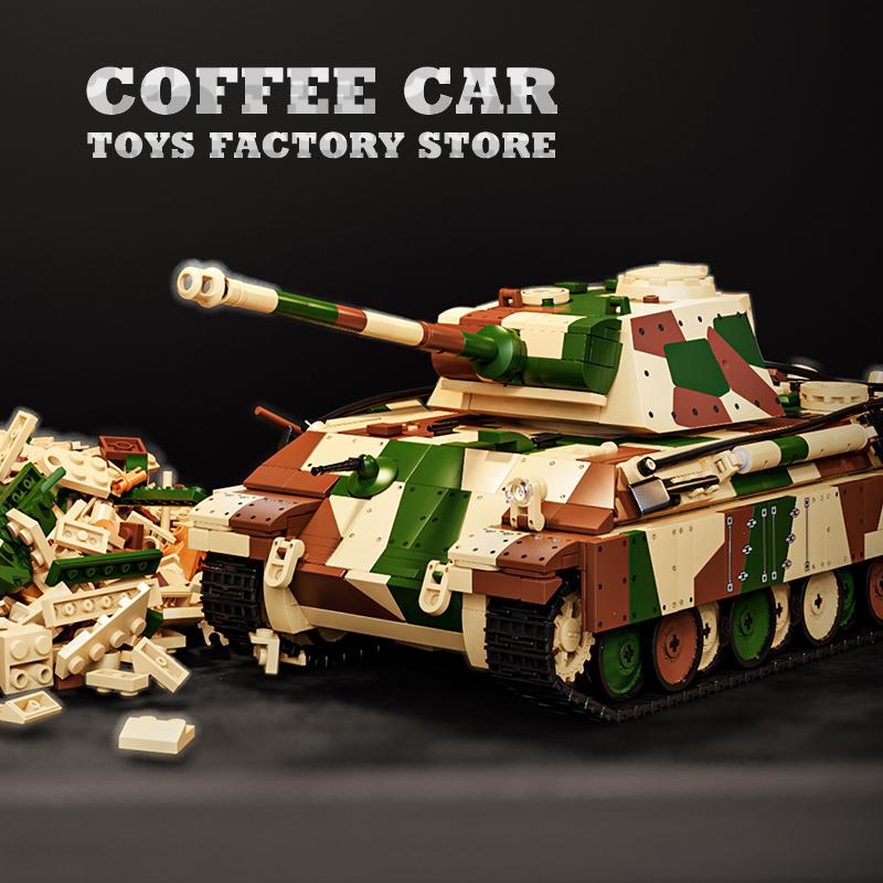 Non-Toxic Germany Military Medium Tank Iv Moc Bricks Puzzle Toys Ww2 G-Type Panzer Building Blocks Army Car Model Adult Children Kids Gifts New