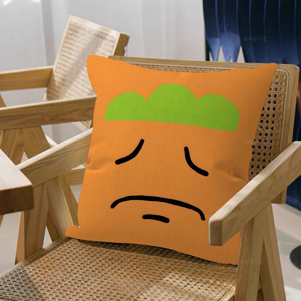 Anime SiamLIPu Pillow Covers Cartoon Sofa Decorative Home Double-sided Printing Short Plush Cute Cushion Cover