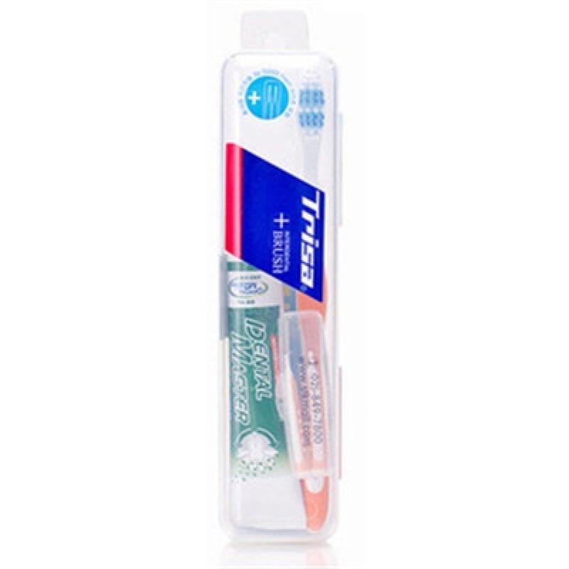 

Portable toothbrush interdental brush