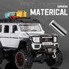 Travel Version 1/24 Benz G63 6*6 Tyre Alloy Pickup Car Model Diecasts Metal Toy Off-Road Vehicles Car Model Sound Light Kids Gift