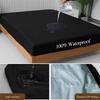 Waterproof Bed Sheet Bedcover Solid Color Bed Protector Cover Mattress Topper Quilted Cotton Waterproof Bed Sheet
