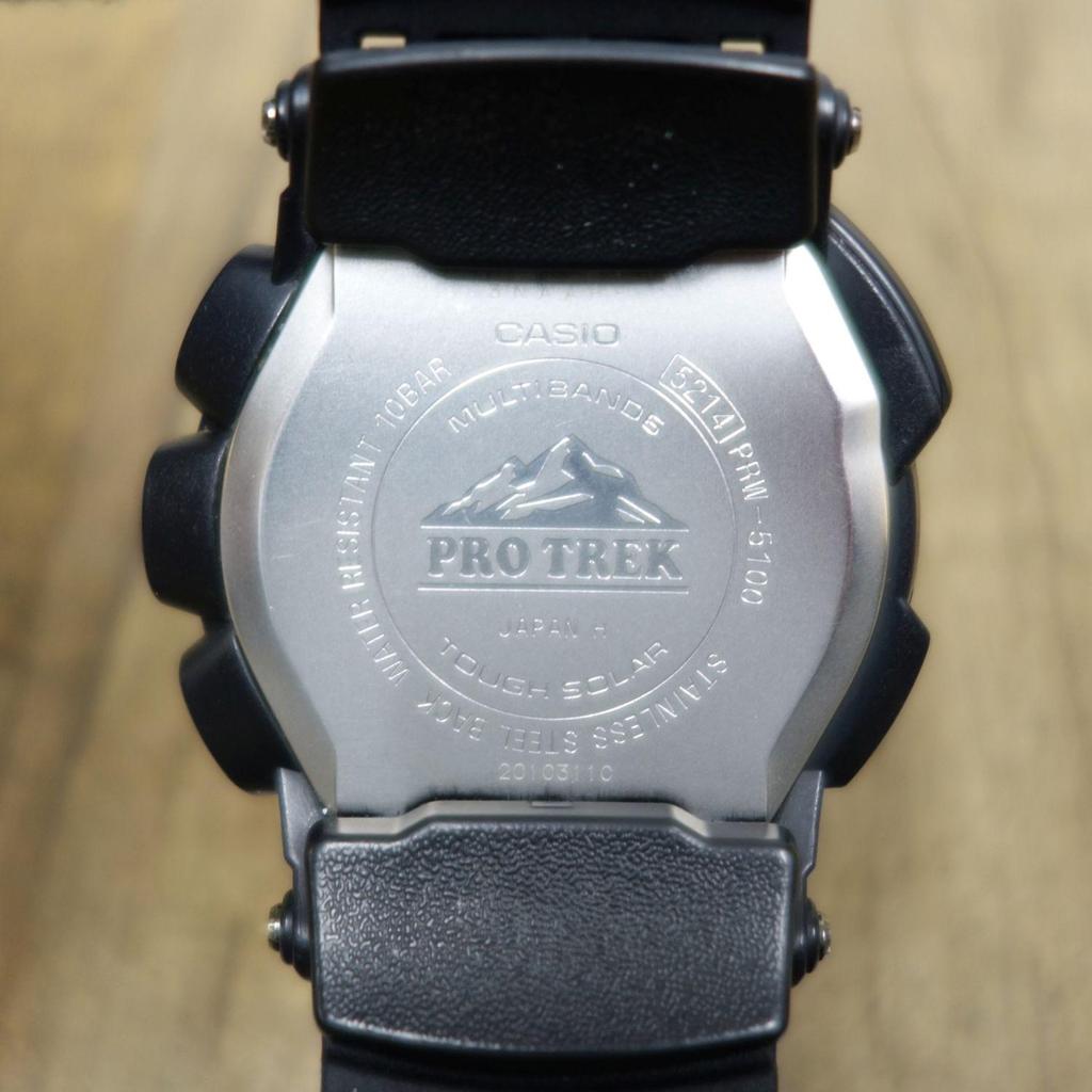 Used Casio CASIO PRO TREK TOUGH MVT Solar Radio Watch PRW-5100-1JF Pro Trek Outdoor Camping Climbing