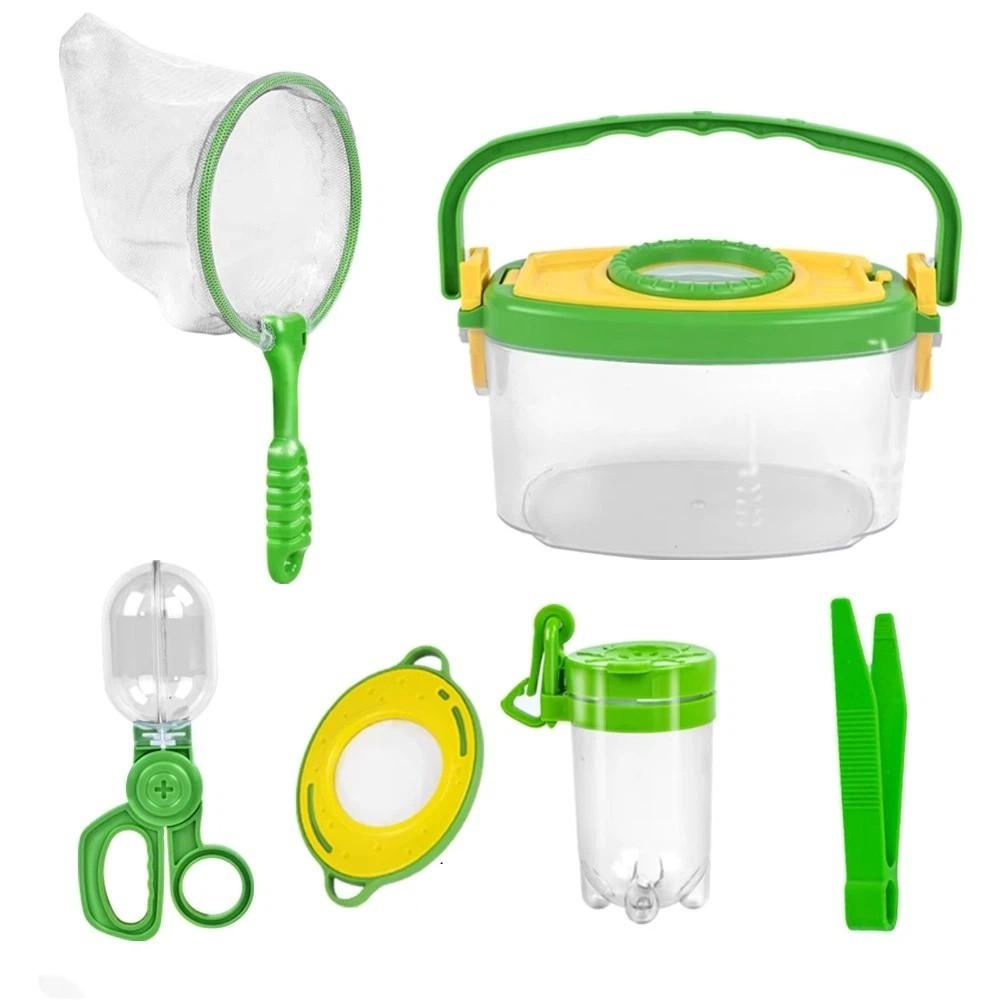 Clip Toy Nature Exploration Tool Tweezers Insect Cage Collector  Insect Observation зелёный