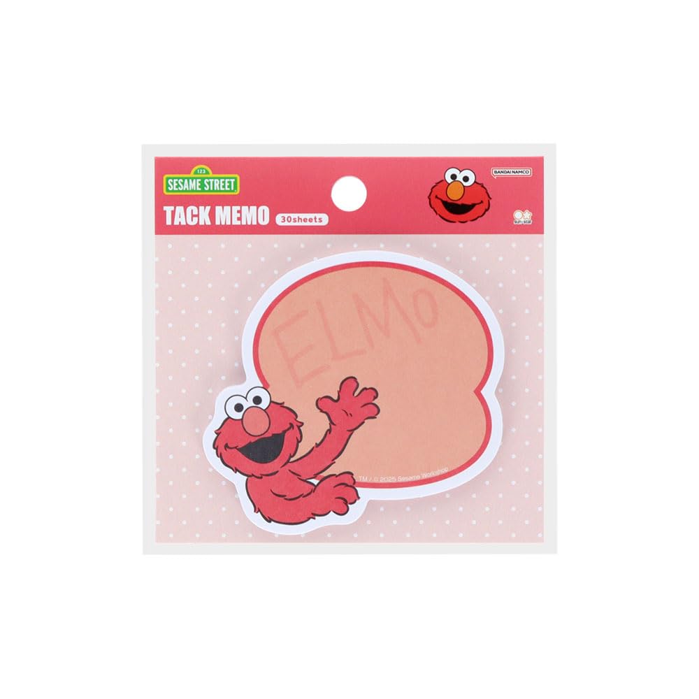Stationery Sesame Street Goods Sticky Notes Illustration S2850044 Sun-Star Die-Cut