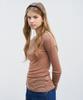 VEM.VER Tencel Line T-Shirt_Brown