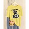 Dream Fearlessly Drink Skulls Print Women T-Shirt Breathable Jogging Short Sleeve Casual Y2K Streetwear  Shirt