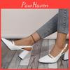 Sommer High Heel Schuhe Für Damen Mit Quadratischer Spitze Und Gummisohle Perfekt Für Party-Outfits