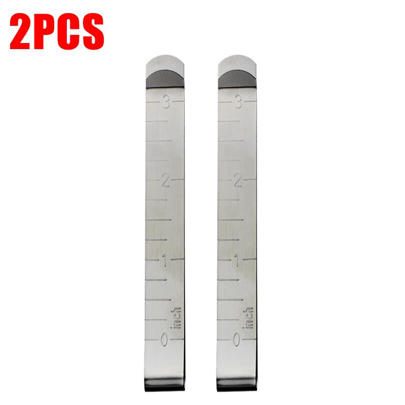 Sewing Clip Stainless Steel Hemming Clips Metal Crimping Clip Fabric Measuring Ruler Quilting for DIY Sewing Tools Accessories