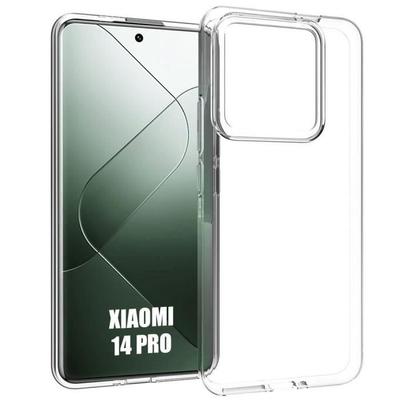 Case for Xiaomi 14 Pro - Transparent Non-Slip Ultra Slim Shockproof Anti-Scratch Protection