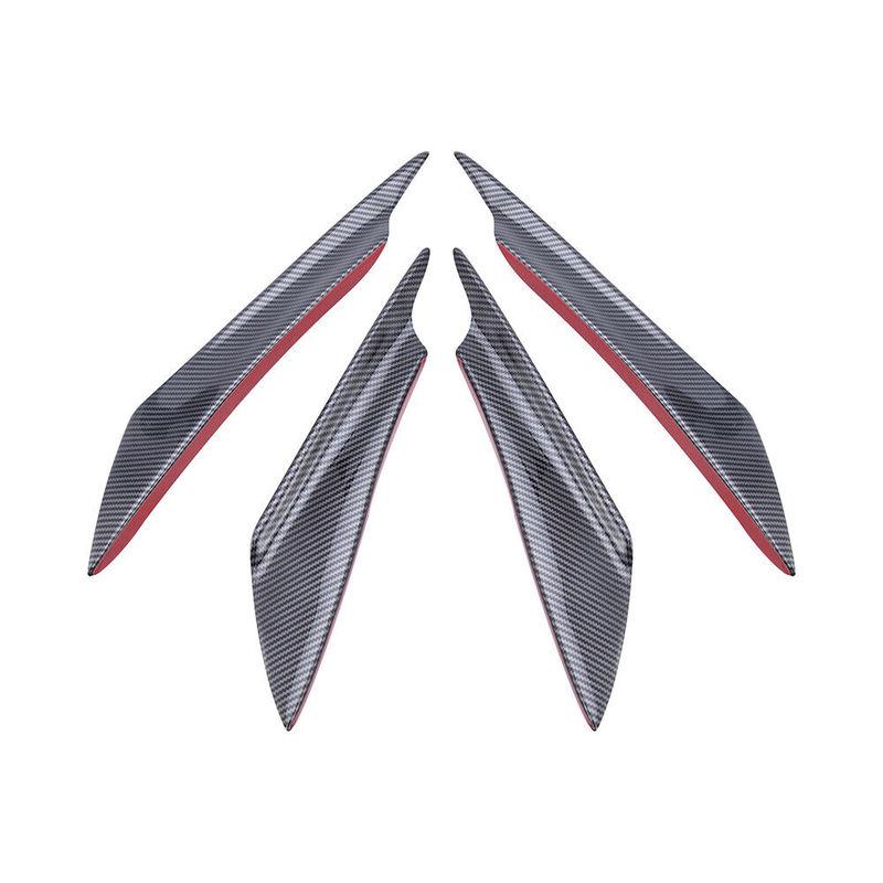 LAICY 4PCS Car Front Bumper Canard Splitter Lip Diffuser Splitter Scratch Protector Guard Cover for Subaru WRX STI 2013-2020