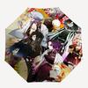 1pc Anime Characters Outdoor Umbrella - Automatic Opening/Closing - Portable 3-Fold Design - 8-Rib Iron Frame - Festival Gift for Fans, Travelers