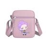 Cartoon Printed Boy And Girl Colorful Small Square Bag, Casual And Popular, Cute Women's Shoulder Bag
