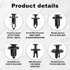 120Pcs Retainer Clips Push Type Fasteners 6.8Mm 8Mm 9Mm 10Mm - Expansion Screws Replacement Kit With Remover Tool Bumper Push Rivet Clips Compatible